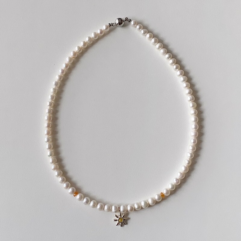 BLOOM PEARL NECKLACE